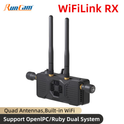 RunCam WiFiLink RX HD Digital Receiver 5.8G 9-30V For OpenIPC Ruby System VTX