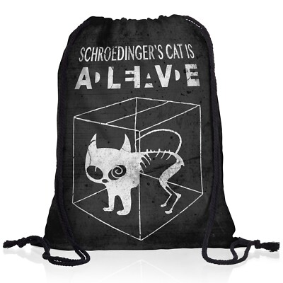 Schroedingers Katze Rucksack Sportbeutel Turnbeutel schrödinger sheldon big bang