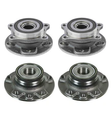 Moog Front & Rear Wheel Bearing and Hub Assemblies Kit For Dodge Dart