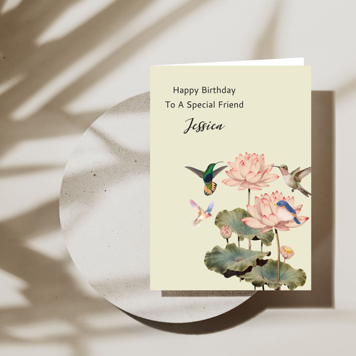 Tarjeta de cumpleaños personalizada para hija, nieta, hermana, amiga - Imagen 2 de 6