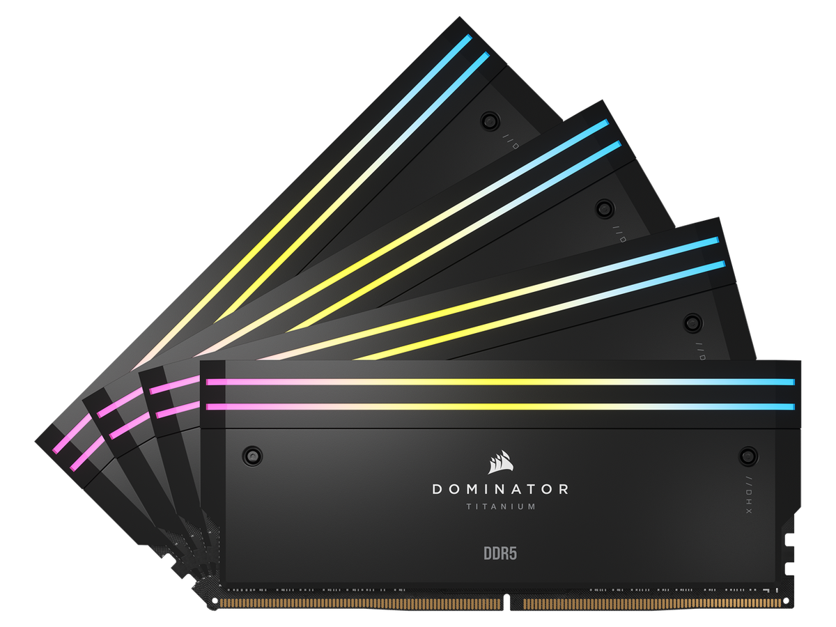 CORSAIR DOMINATOR TITANIUM DDR5 64GB ② Amazon.com: CORSAIR Dominator Titanium RGB DDR5 RAM 64GB (2x32GB
