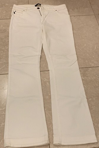 Just Cavalli White Bootcut Jeans Size 