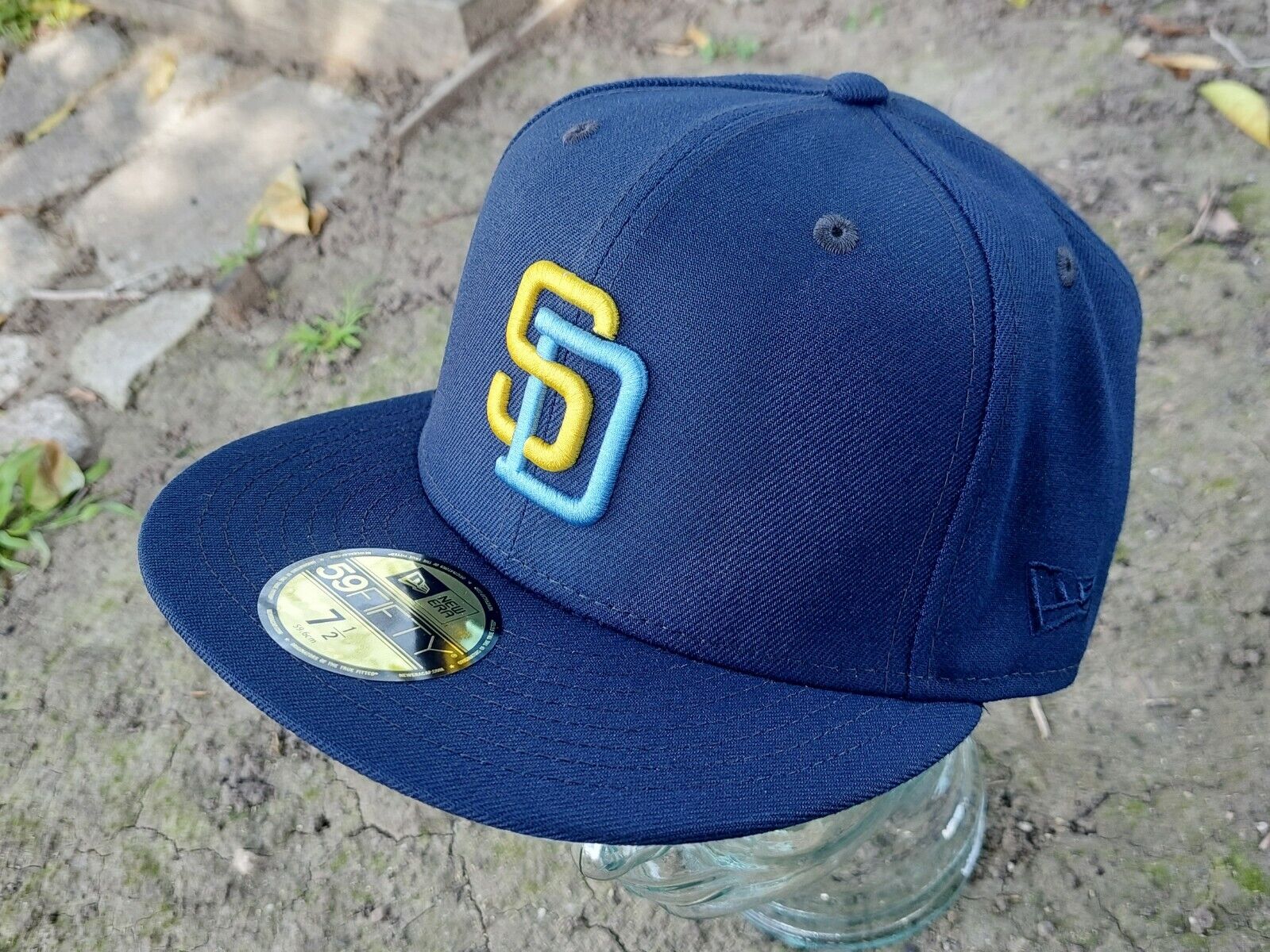 Topperz New Era 7 1/2 San Diego Padres Cap Hat 2016 ASG SD Navy Icy UV All  Star