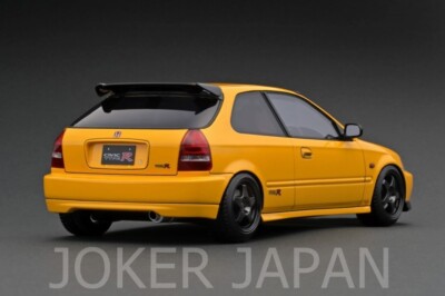 Ignition Model IG2676 1/18 Honda CIVIC (EK9) Type R Yellow JDM | eBay