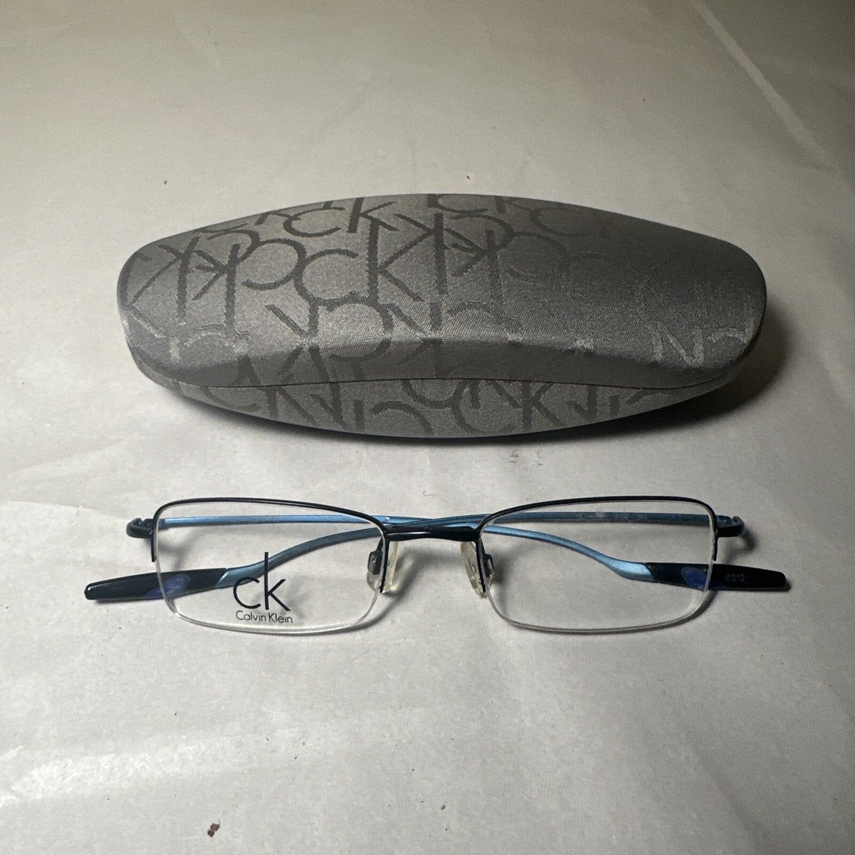 Calvin Klein Women Eyeglasses Frame Half Rim Black Glasses Frame Italy Calvin Klein CK24519 Square Glasses | Fashion Eyewear main image 2