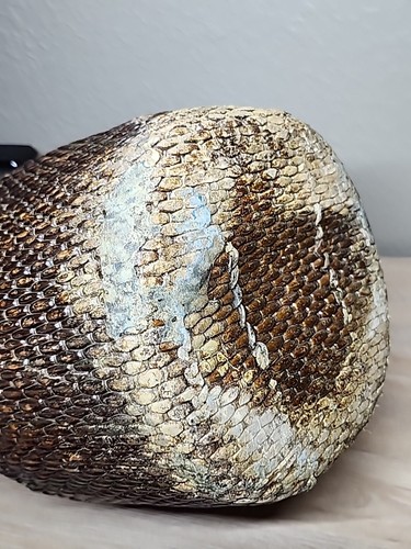 Antique Asian Chinese Hand Woven Willow & Wood Fish River Basket 14" x 9" - Picture 13 of 18