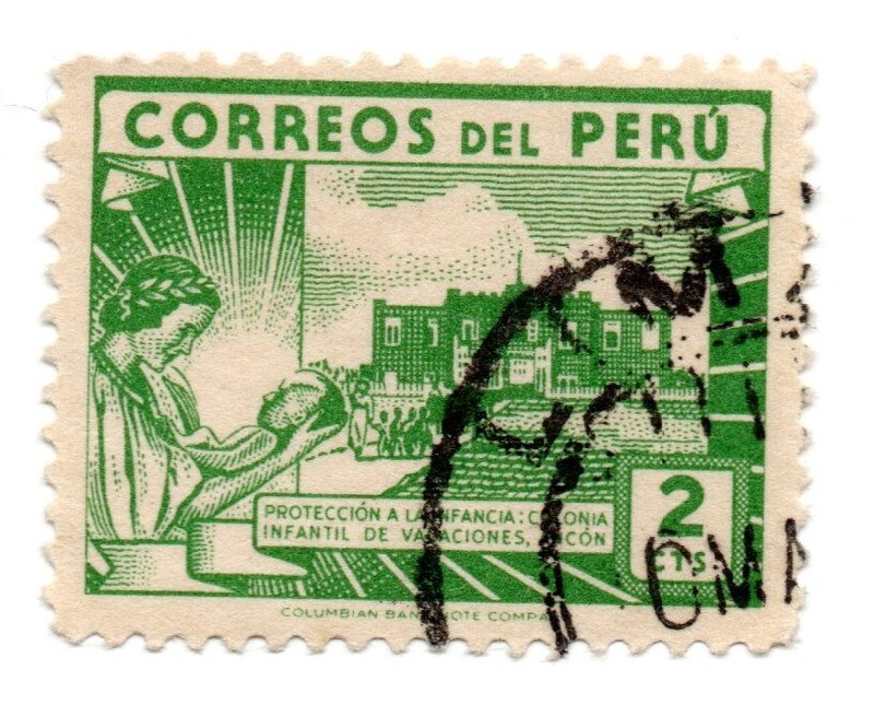 Childhood Protection, Ancon's Children Summer Camp, Perú 1945, used 13