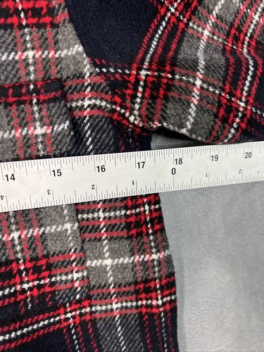 FRESHMAN Plaid Jacket Button Up Shirt Fringe Hem Shacket Kids Large 12/14 - Picture 6 of 9