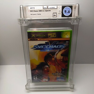 SNK vs. Capcom: SVC Chaos (Xbox 2004) FACTORY SEALED! WATA GRADED A+ 9.6 MINTY