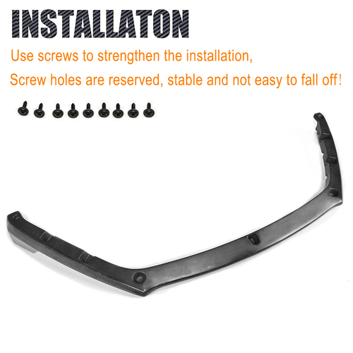 REAL Carbon Fiber Front Bumper Lip Body Kit Fit for Jagaur F Type 2-Door 2015-18 - Bild 8 von 9