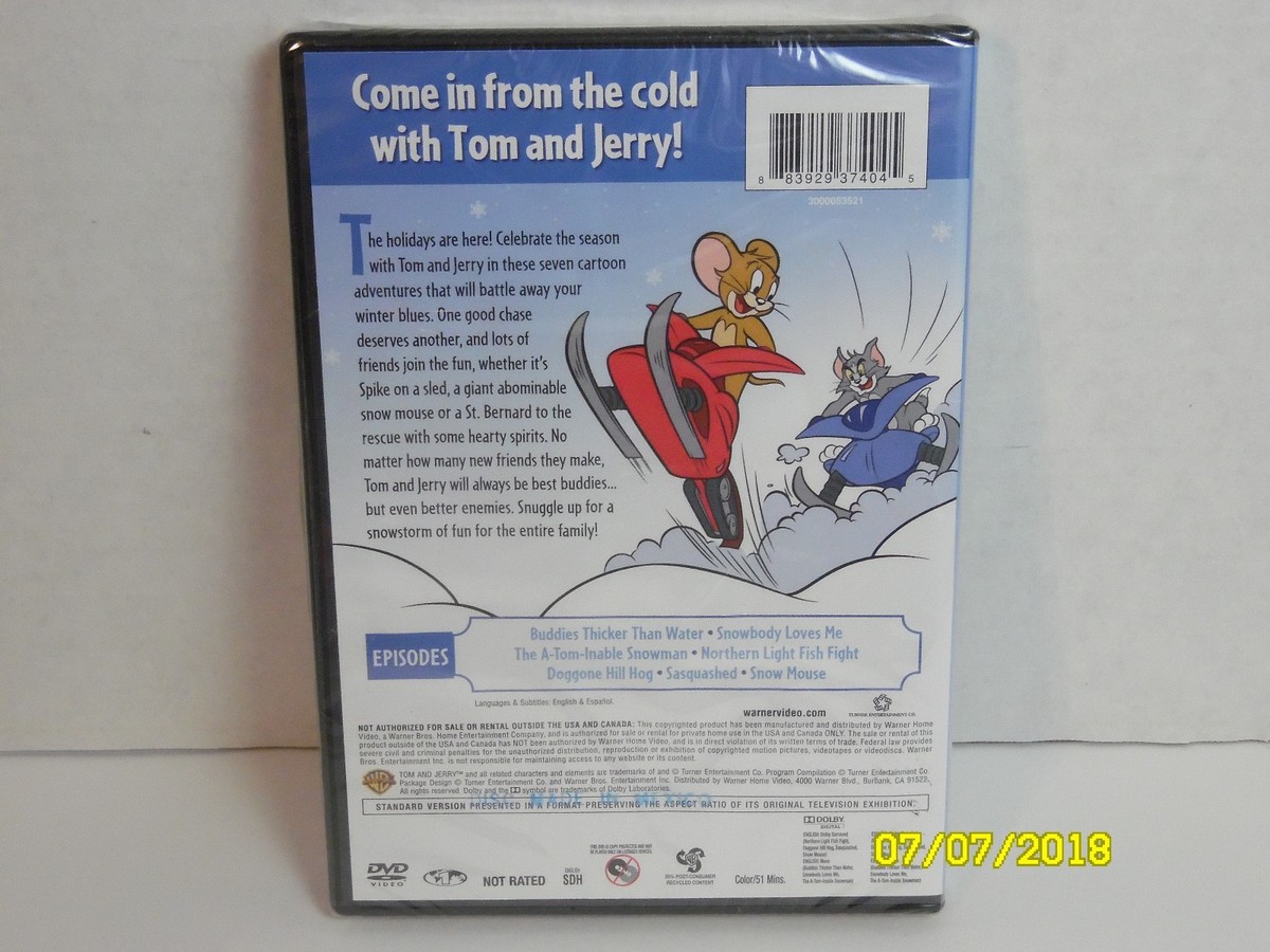 Tom and Jerry's Winter Wackiness DVD New Sealed Free Ship | eBay