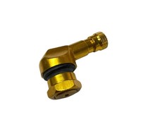 1X Bridgeport Alu- Winkelventil Eckventil Ventil Motorrad 11,3 Mm 90° Gold