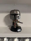 NO BOX - THE MANDALORIAN Star Wars Funko POP #326 Vinyl Figure Bobble Head Open