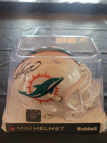 Dan Marino COA Signed Miami Dolphins Mini Helmet Marino player certified