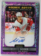 2021-22 O-Pee-Chee Platinum Violet Pixels Rookie Auto Autograph Moritz Seider !!