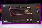 Cooler Master CK351 Gaming Keyboard - Optical Brown Switches - Like New - With Original Box