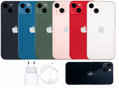 Apple iPhone 13 128GB 256GB 512GB Wie neu 5G 100% Batterie Ohne Simlock mit OVP