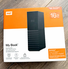 Western Digital WD My Book 16TB Desktop External HDD USB 3.0 Black Hard Drive