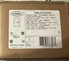 Hubbell HBLDS30AC Disconnect Switch - updated HBLDS3AC with a rounded top