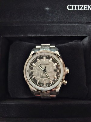 Citizen Attesa CB0284-66A Platinum Shine Eco-Drive Radio Titanium Watch LTD 1400