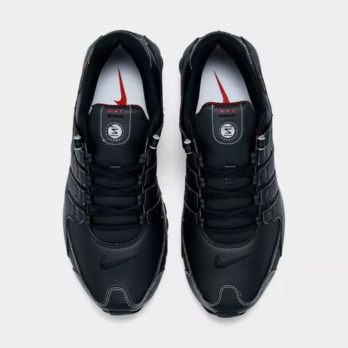 Nike Shox NZ 378341-017 Men's Sneakers Black Varisty Red White NEW IN BOX Shoes - 第 3/5 張圖片