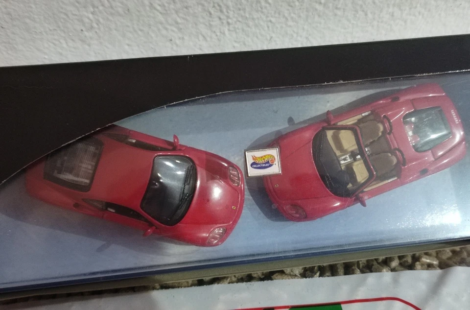 FERRARI 360 Modena gif set Spider + Berlinetta HOT WHEELS art 29621 1/43 - Immagine 4 di 4