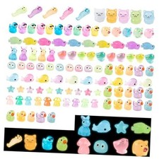 110 Pcs Luminous Mini Resin Animals Tiny Anim...