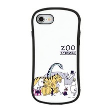 Gourmandies Moomin Hybrid Glass Case for iPhone SE 3rd/2nd Generation 8 7 6s