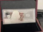 2017 USD BANK NOTE $100 DOLLAR FEDERAL RESERVE NOTE 1 TROY OZ .999 FINE SILVER