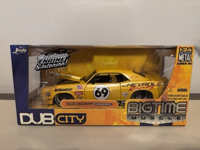 JADA  Bigtime Muscle (2006) 1/24 1969 CHEVY Camaro Diecast Dub City 69 Racing