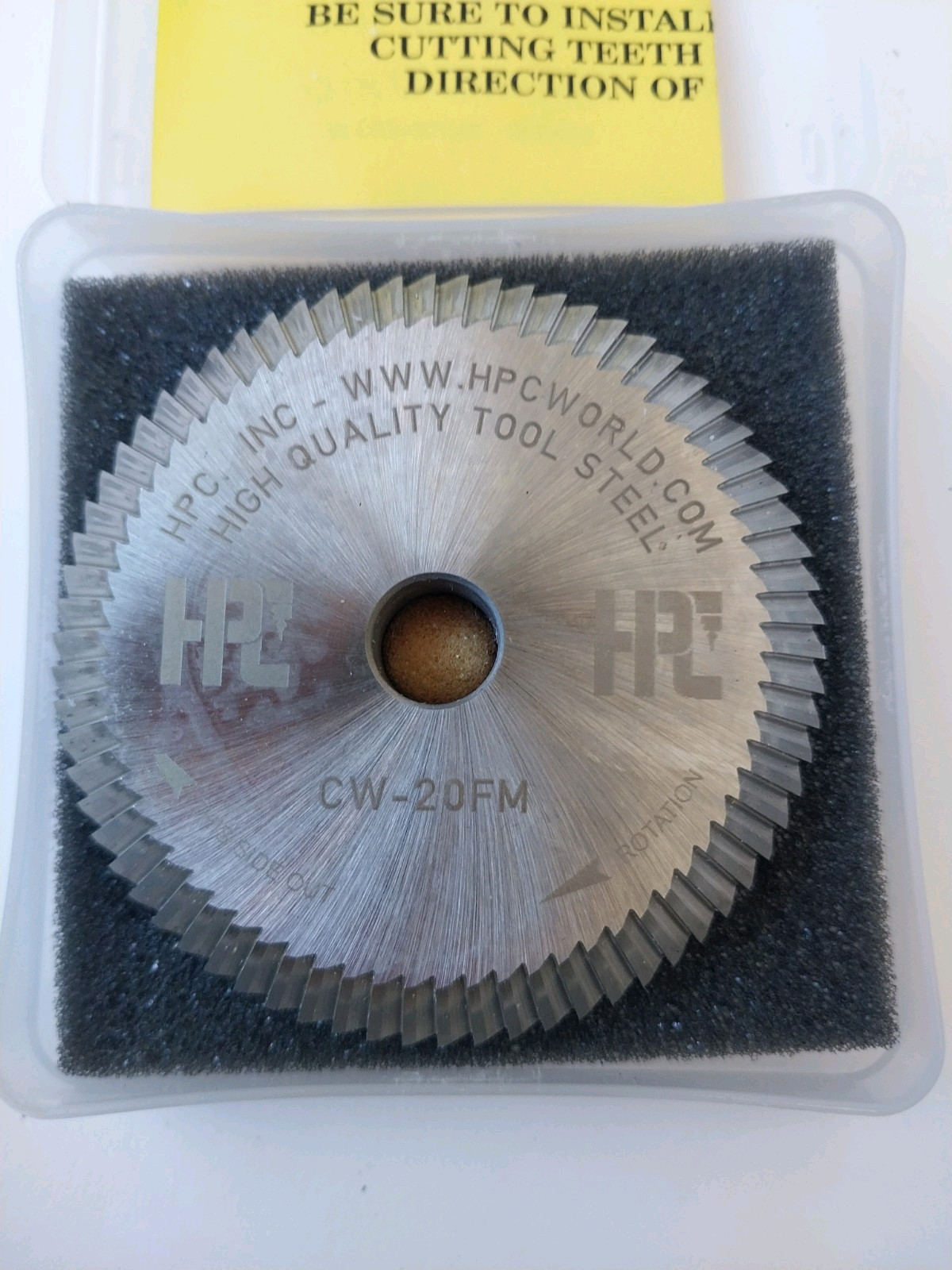 Hudson Lock - CW-20FM CUTTER Wheel, SFIC Keys