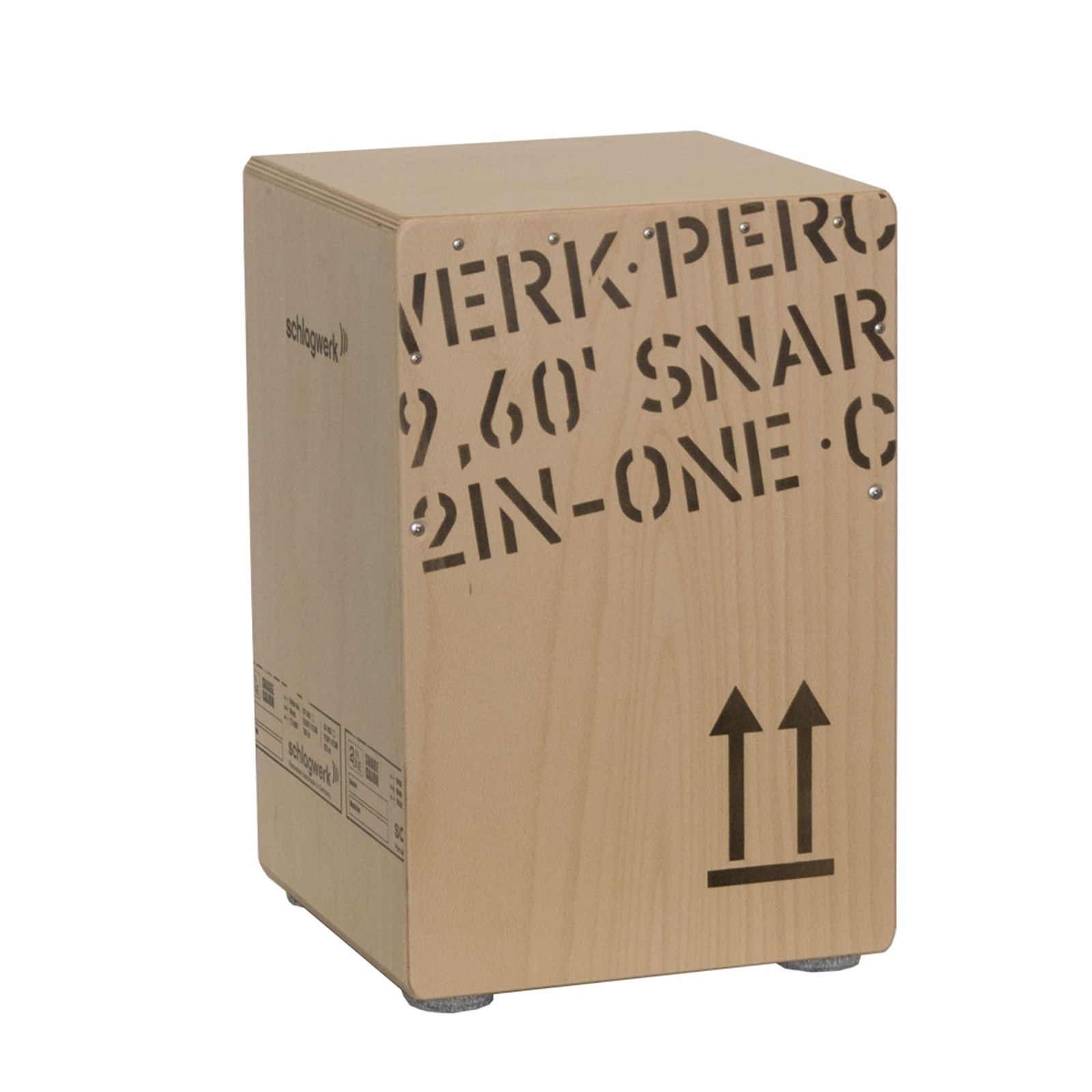 Schlagwerk CP403 2inOne Series Medium Size Snare Cajon - Natural