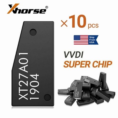 10x XHORSE VVDI Super Chip XT27A01 Transponder For VVDI  VVDI2 Key Tool VVDI Max
