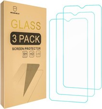 3PCS Screen Protector for T-MOBILE REVVL 6 5G  REVVL 6x 5G Tempered Glass 9H Ha