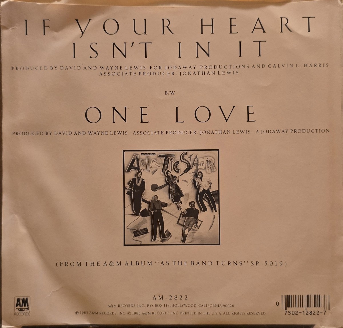 その他 Indy Istar/Wallenstein/Fo [CD] ATLANTIC STARR - If Your Heart Isn't In It / One Love 1985