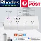 AU Certified WiFi/Matter Smart Power Board Strip 4USB 4Plug TypeC Fast Charge