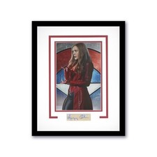 Elizabeth Olsen Autographed 11x14 Framed Photo Avengers Wanda Scarlet Witch ACOA