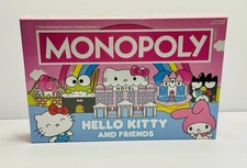 SEALED MONOPOLY HELLO KITTY AND FRIENDS BOARD GAME