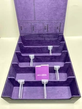 Rascoo Card Deck Case for Trading Cards Blk & Purple (B3)