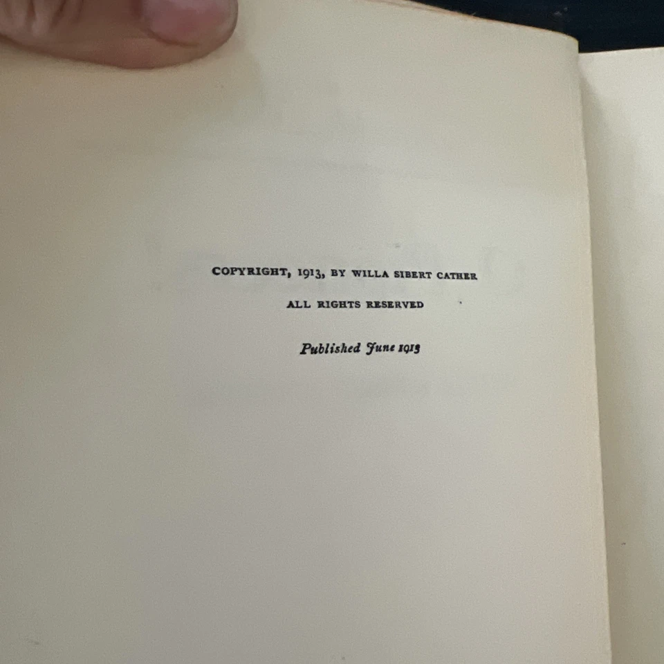 O Pioneers! Willa Sibert Cather 1929 в твердом переплете без диджея очень хорошее винтажное редкое - Изображение 4 из 4