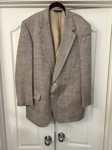 Blazer Burberry vintage uomo taglia 44R cappotto sportivo seta