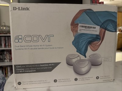 D-Link COVR Dual Band Whole Home Mesh WiFi System AC1200 3 Nodes COVR-C1203