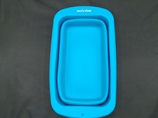 Zyliss Silicone Bread Loaf Pan Rectangular Non-Stick Baking Mold Blue For Oven