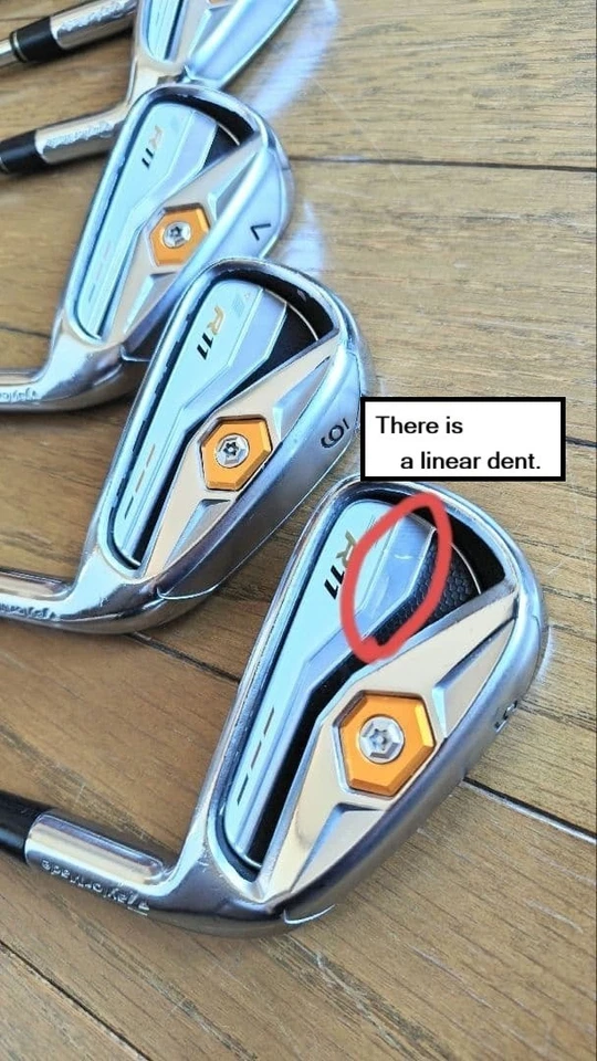 Juego de plancha TaylorMade R11 6 piezas 5-Pw Flex S rígida NS Pro 950GH RH Foto 4 de 4