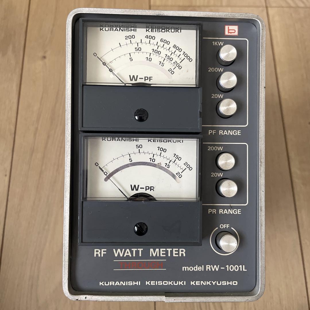 美品☆KURANISHI RW-3003L SWR&WATTMETER Yahoo!オークション - クラニシ KURANISHI RW-3003L SWR & POWER
