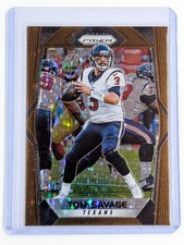 2017 Panini Prizm FOTL Bronze Stars Prizm #54 Tom Savage Houston Texans SSP