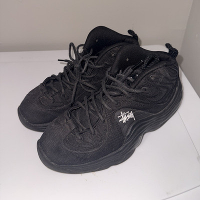Nike x Stussy Air Zoom Spiridon Cage 2 Black Low Top Sneaker D05674-001