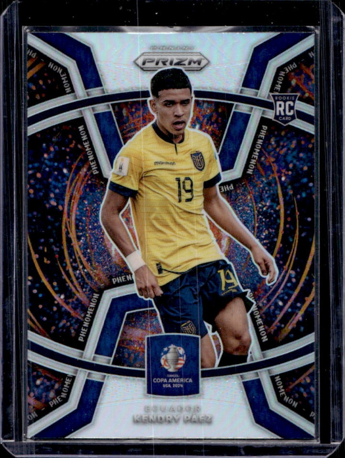 2024 Prizm Copa America Kendry Paez Phenomenon Silver Rookie RC #9