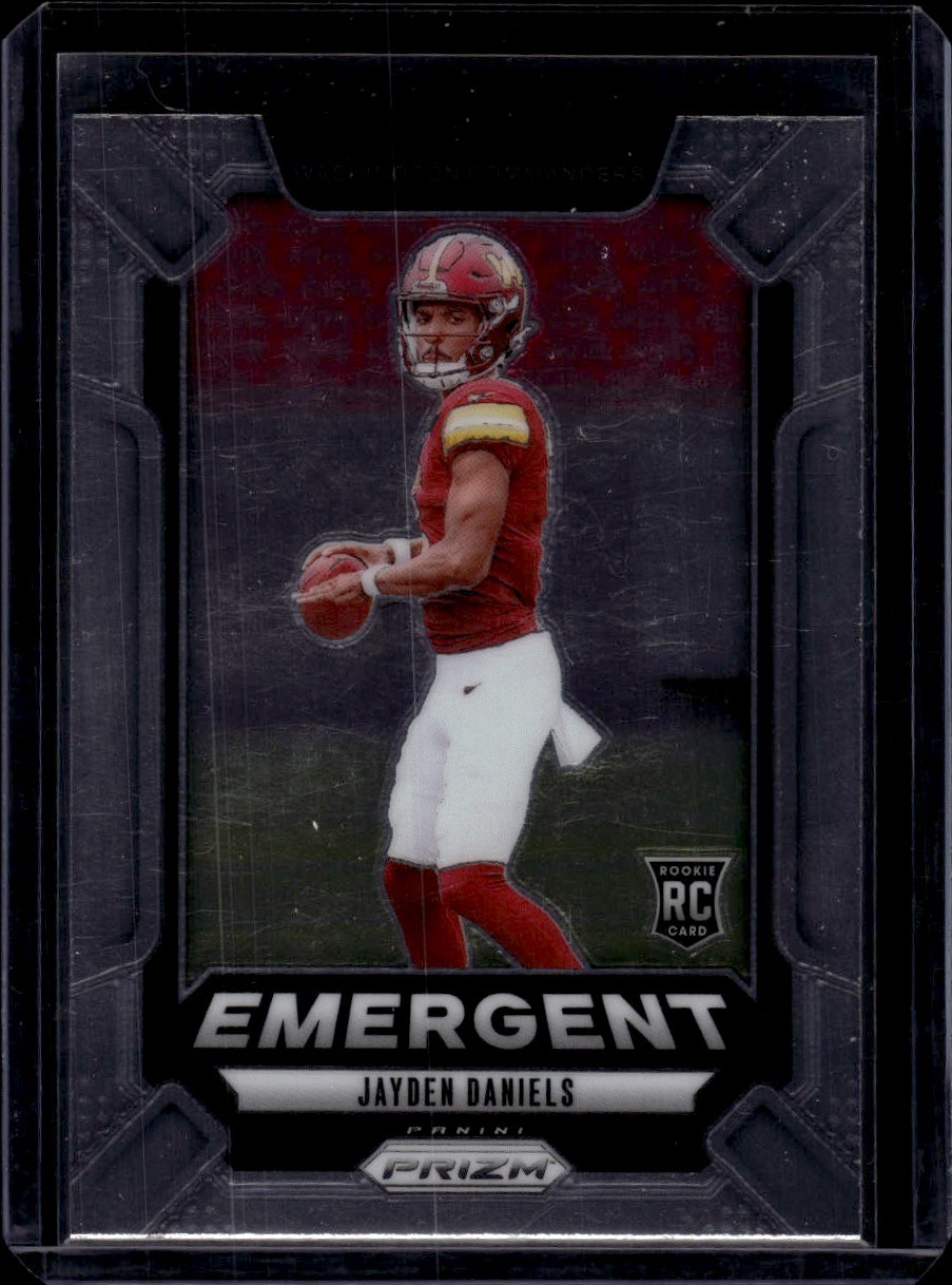 2024 Panini Prizm Emergent #2 Jayden Daniels Washington Commanders