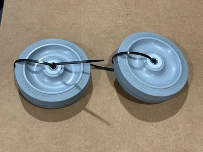 Colson Wheel 2.00005.441 - 5 x 1-1/4 Performa Rubber 3/8 Delrin Bushing Qty 2